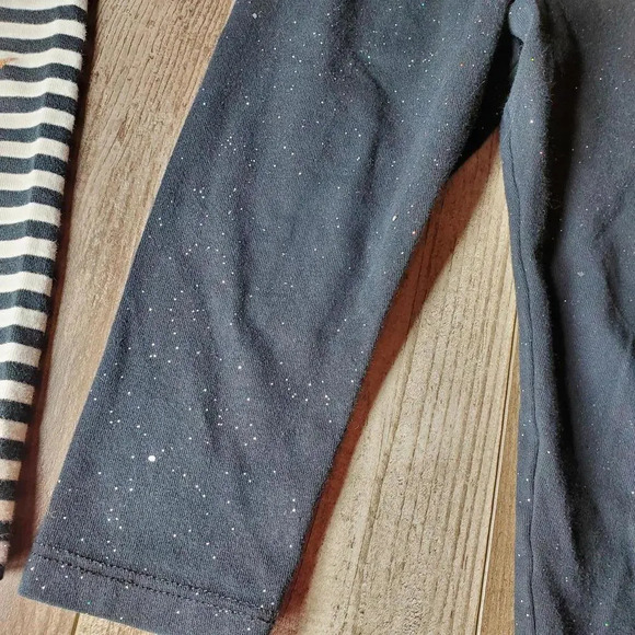 Cat & Jack Baby Toddler Girl Size 18M Glittery Casual Leggings Pants Bundle - Picture 11 of 12